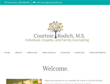 Tablet Screenshot of courtnierodich.com